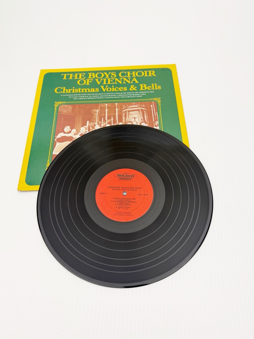 Boys Choir of Vienna Christmas Voices And Bells HDY-1918 Vinyl Record LP